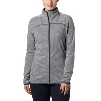 Columbia Jas Dames, Firwood Camp Striped Full Zip Fleece Donkerblauw, 78DERTAKW